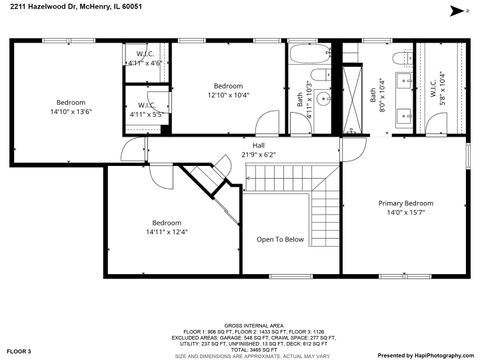 Tiny photo for 2211 Hazelwood Drive, McHenry, IL 60051 (MLS # 12620252)