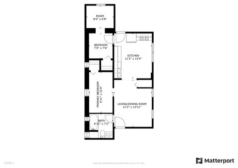 Tiny photo for 1449 N Ashland Avenue #2R, Chicago, IL 60622 (MLS # 12635537)