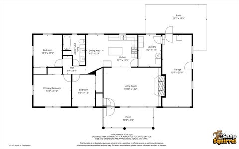 Tiny photo for 202 S Church Street, Thomasboro, IL 61878 (MLS # 12771722)
