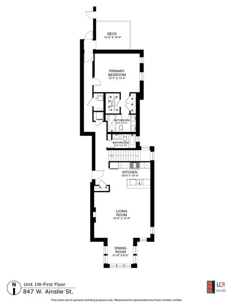 Tiny photo for 847 W Ainslie Street #1W, Chicago, IL 60640 (MLS # 12365534)