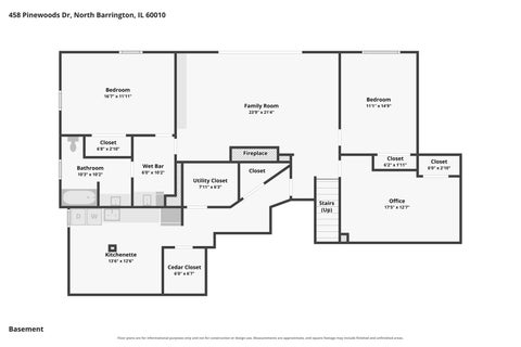 Tiny photo for 458 Pinewoods Drive, North Barrington, IL 60010 (MLS # 12778755)