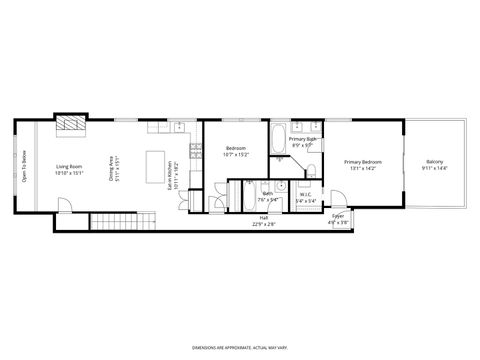 Tiny photo for 1103 N Wood Street #1N, Chicago, IL 60622 (MLS # 12633070)