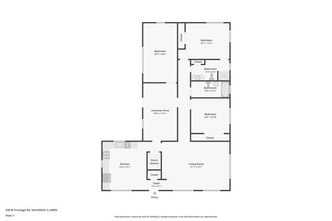 Tiny photo for 238 Frontage Road, Winnetka, IL 60093 (MLS # 12594929)