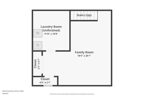 Tiny photo for 8338 Portsmouth Drive #B, Darien, IL 60561 (MLS # 12611656)