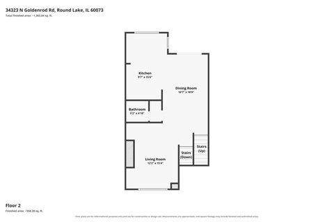 Tiny photo for 34323 N Goldenrod Road, Round Lake, IL 60073 (MLS # 12741775)