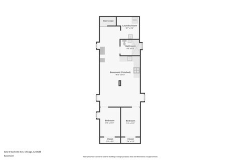 Tiny photo for 6242 S Nashville Avenue, Chicago, IL 60638 (MLS # 12614815)