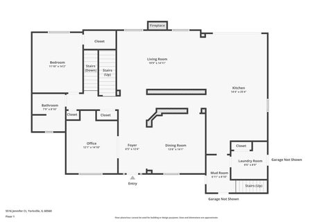 Tiny photo for 5516 Jennifer Court, Yorkville, IL 60560 (MLS # 12685308)