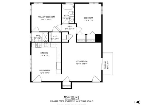 Tiny photo for 2740 N 74th Court #2E, Elmwood Park, IL 60707 (MLS # 12573938)