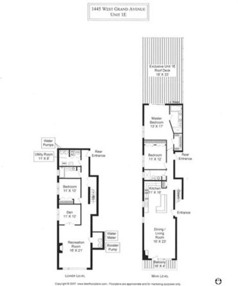 Tiny photo for 1445 W Grand Avenue #1E, Chicago, IL 60642 (MLS # 12641463)