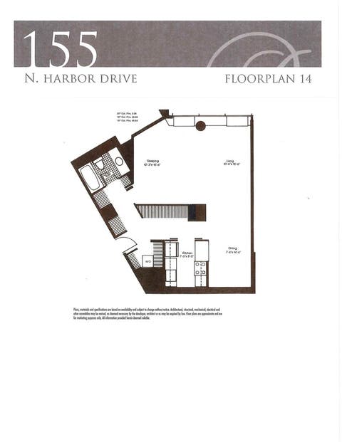 Tiny photo for 155 N HARBOR Drive #3614, Chicago, IL 60601 (MLS # 12657800)