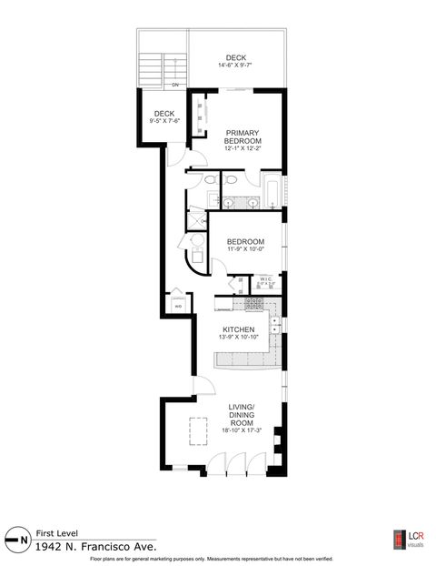 Tiny photo for 1942 N Francisco Avenue #3N, Chicago, IL 60647 (MLS # 12594311)
