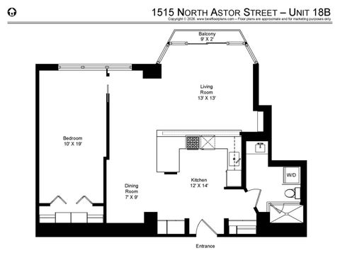 Tiny photo for 1515 N Astor Street #18B, Chicago, IL 60610 (MLS # 12736555)