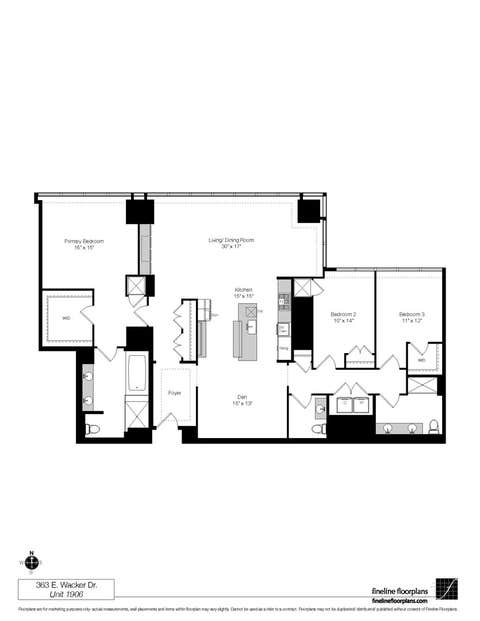 Tiny photo for 363 E Wacker Drive #1906, Chicago, IL 60601 (MLS # 12729205)
