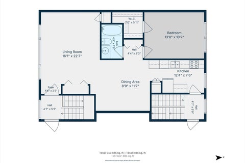 Tiny photo for 1450 Plymouth Place #2W, Glenview, IL 60025 (MLS # 12752141)