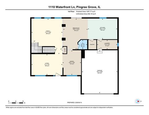 Tiny photo for 1110 Waterfront Lane, Pingree Grove, IL 60140 (MLS # 12644364)