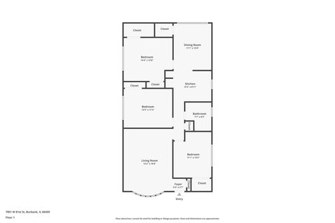 Tiny photo for 7001 W 81st Street, Burbank, IL 60459 (MLS # 12747162)