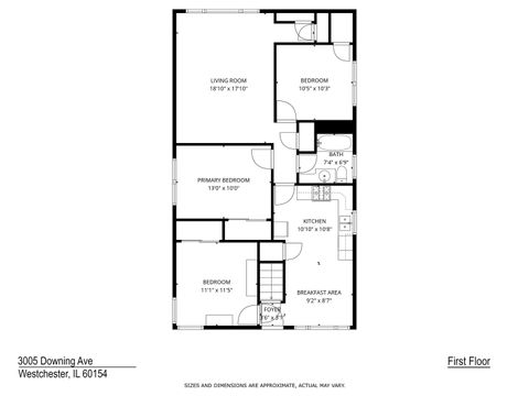 Tiny photo for 3005 Downing Avenue, Westchester, IL 60154 (MLS # 12588497)
