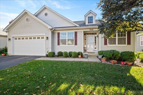 Tiny photo for 712 Bohannon Circle W, Oswego, IL 60543 (MLS # 12459330)