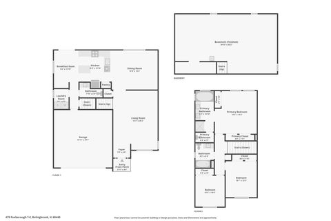 Tiny photo for 479 Foxborough Trail, Bolingbrook, IL 60440 (MLS # 12636093)