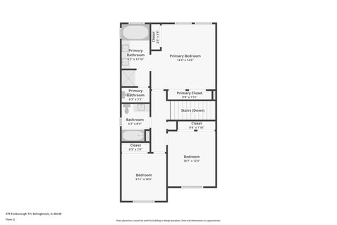 Tiny photo for 479 Foxborough Trail, Bolingbrook, IL 60440 (MLS # 12636093)