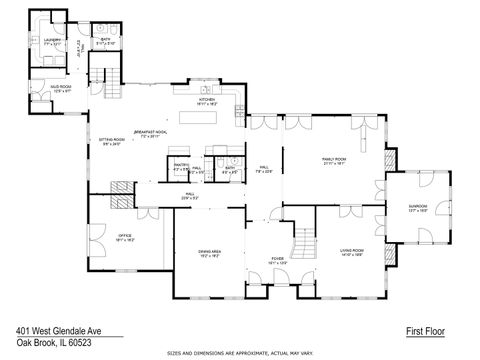 Tiny photo for 401 Glendale Avenue, Oak Brook, IL 60523 (MLS # 12462003)