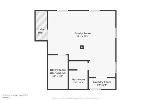 Tiny photo for 191 Kathleen Lane, Chicago Heights, IL 60411 (MLS # 12621705)