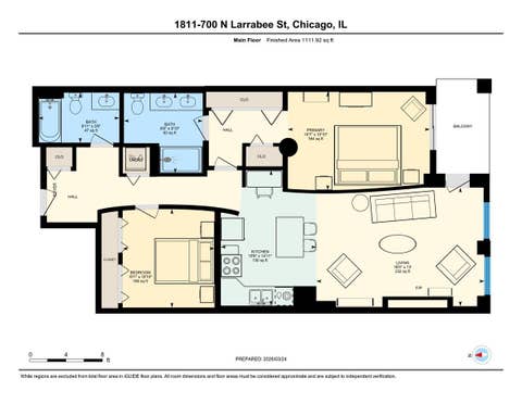 Tiny photo for 700 N Larrabee Street #1811, Chicago, IL 60654 (MLS # 12705186)