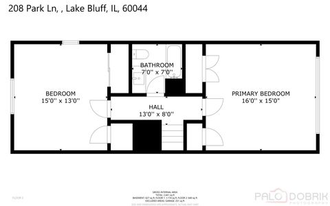 Tiny photo for 208 Park Lane, Lake Bluff, IL 60044 (MLS # 12474551)