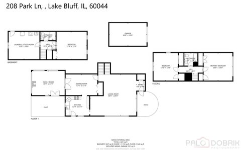 Tiny photo for 208 Park Lane, Lake Bluff, IL 60044 (MLS # 12474551)