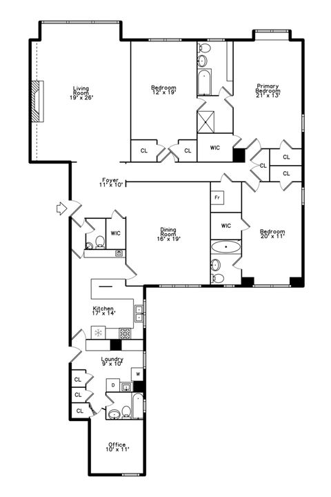 Tiny photo for 3920 N Lake Shore Drive #3S, Chicago, IL 60613 (MLS # 12483978)