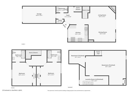 Tiny photo for 373 GOSHAWK Lane, Deerfield, IL 60015 (MLS # 12707192)