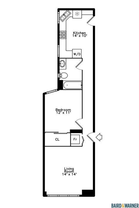 Tiny photo for 2809 W WASHINGTON Boulevard #103, Chicago, IL 60612 (MLS # 12700733)