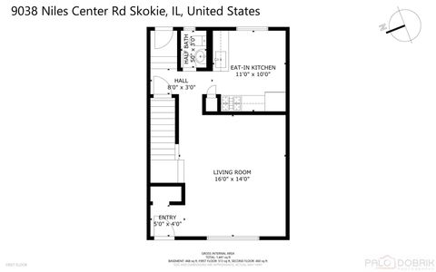 Tiny photo for 9038 Niles Center Road, Skokie, IL 60076 (MLS # 12621285)