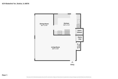 Tiny photo for 4219 Bobolink Terrace, Skokie, IL 60076 (MLS # 12790119)