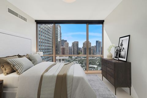 Tiny photo for 21 E Huron Street #1407, Chicago, IL 60611 (MLS # 12408281)