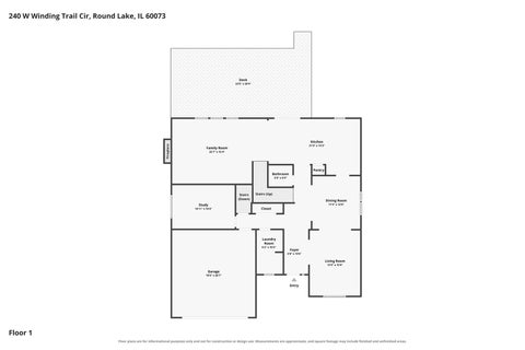 Tiny photo for 240 W Winding Trail Circle, Round Lake, IL 60073 (MLS # 12753918)