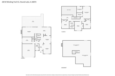 Tiny photo for 240 W Winding Trail Circle, Round Lake, IL 60073 (MLS # 12753918)