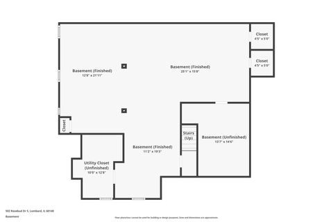 Tiny photo for 502 Rosebud Drive #S, Lombard, IL 60148 (MLS # 12480249)