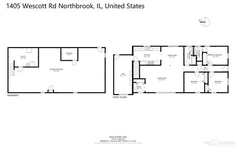 Tiny photo for 1405 Wescott Road, Northbrook, IL 60062 (MLS # 12630236)