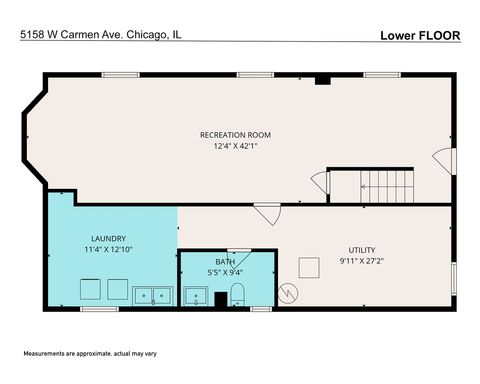 Tiny photo for 5158 W Carmen Avenue W, Chicago, IL 60630 (MLS # 12615090)