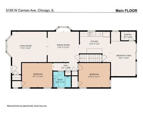 Tiny photo for 5158 W Carmen Avenue W, Chicago, IL 60630 (MLS # 12615090)