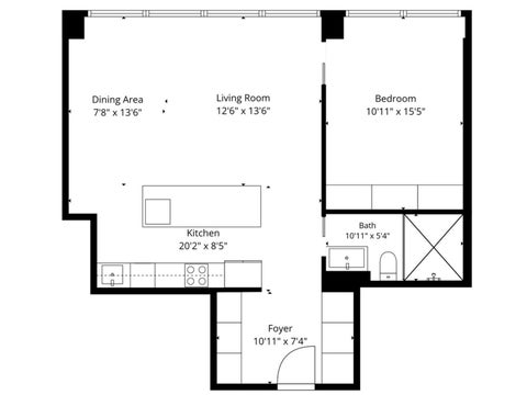 Tiny photo for 880 N Lake Shore Drive #4B, Chicago, IL 60611 (MLS # 12754624)