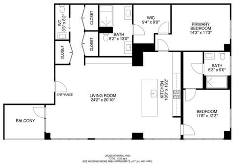 Tiny photo for 900 W Washington Boulevard #504, Chicago, IL 60607 (MLS # 12739024)