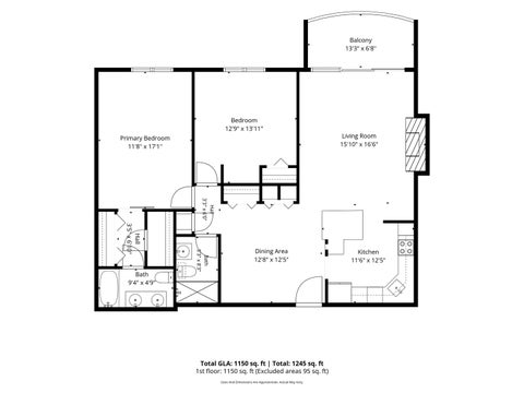 Tiny photo for 515 N Main Street #4AS, Glen Ellyn, IL 60137 (MLS # 12781841)
