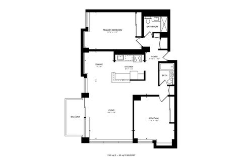 Tiny photo for 1460 N Sandburg Terrace #1412A, Chicago, IL 60610 (MLS # 12718745)