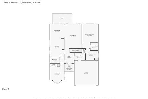 Tiny photo for 21119 W Walnut Lane, Plainfield, IL 60544 (MLS # 12698614)
