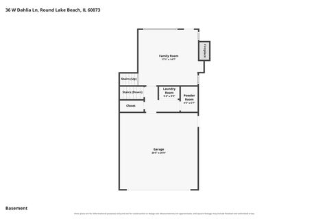Tiny photo for 36 W Dahlia Lane, Round Lake Beach, IL 60073 (MLS # 12794402)