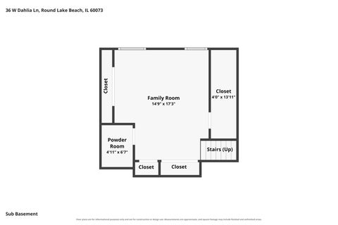 Tiny photo for 36 W Dahlia Lane, Round Lake Beach, IL 60073 (MLS # 12794402)
