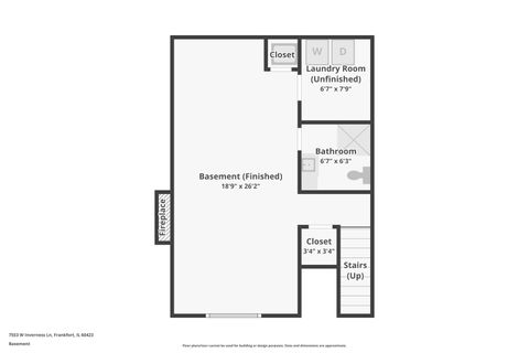 Tiny photo for 7553 W Inverness Lane, Frankfort, IL 60423 (MLS # 12540418)