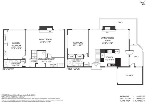 Tiny photo for 39563 N Channel View Drive, Antioch, IL 60002 (MLS # 12578076)
